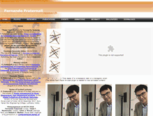 Tablet Screenshot of fernandofraternaliresearch.com